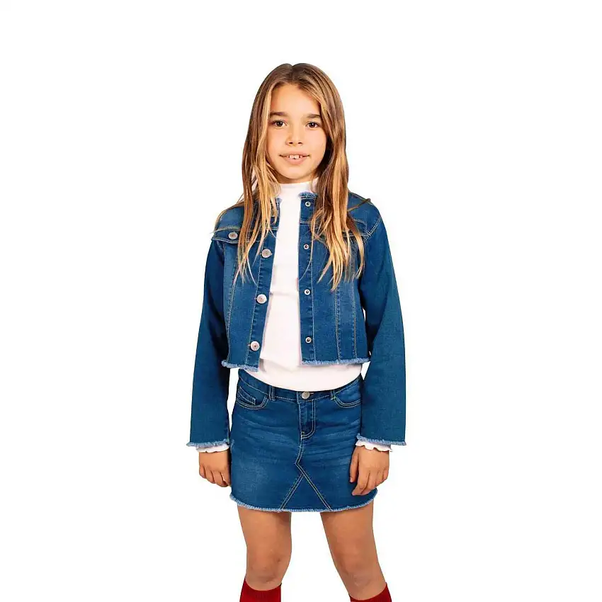 Giacca di jeans da ragazza Charanga Ajero