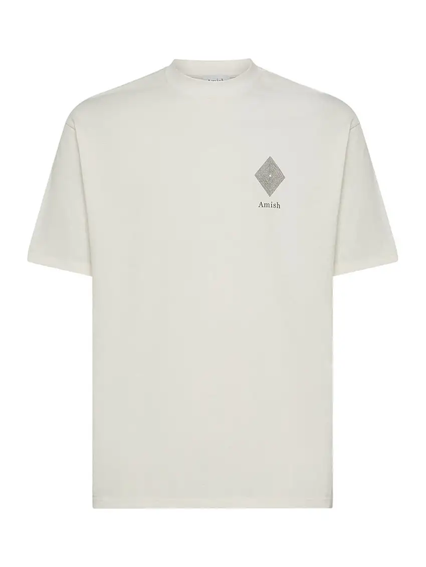 AMISH Men's T-shirt AMX034CG45XXXX C0021 White