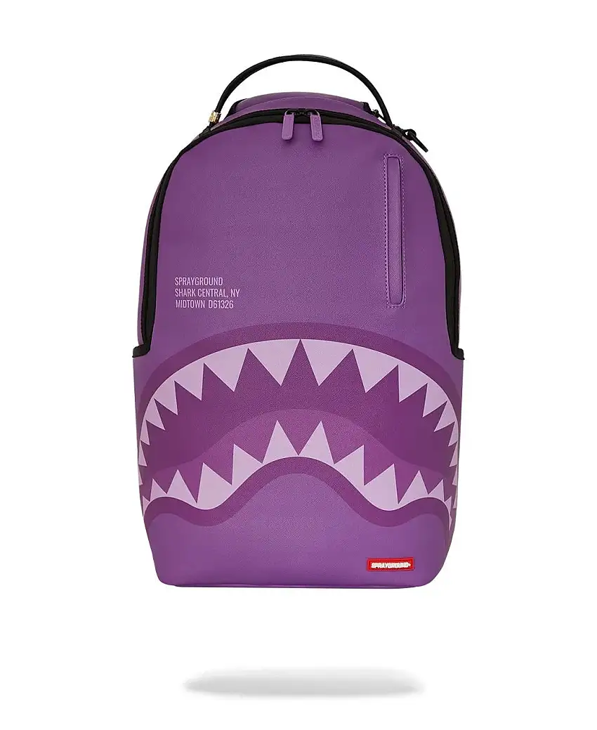 Zaino Sprayground viola Purple shark central dlxsv backpack