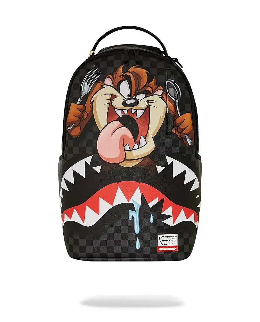 Zaino Sprayground nero Taz shark bite bag backpack