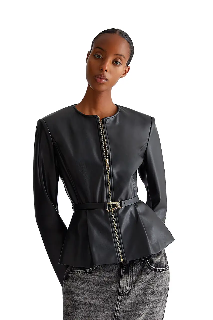 Giacca in Tessuto Spalmato