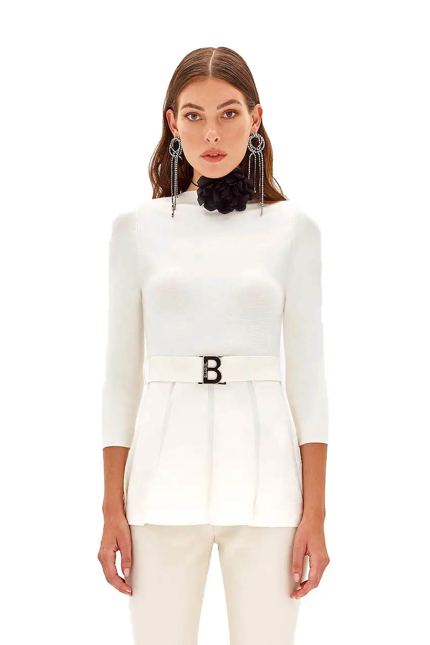 Maglia con Cintura Logata