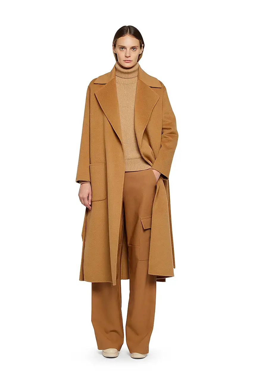 Cappotto a Vestaglia in Panno Double