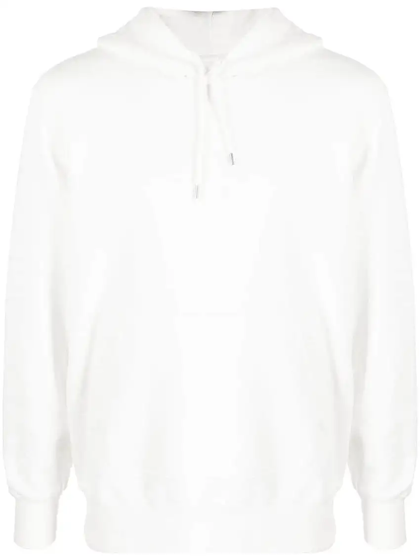 Felpa bianca stampa retro