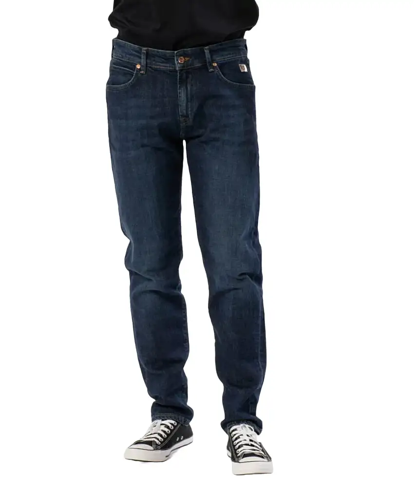 ROY ROGER'S JEANS 517 SPECIAL MAN DENIM ELAST RRU110CE082813 DARK DENIM