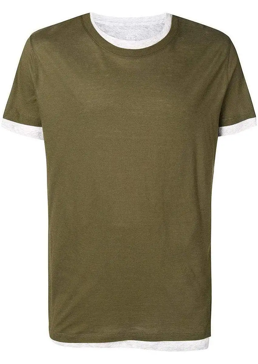 T-shirt a Strati in Cotone - Majestic Filatures | Stile Casual e Raffinato