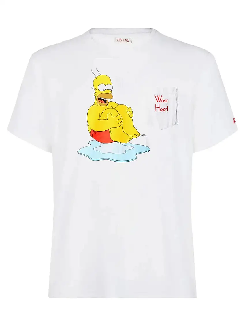 Cotone uomo t-shirt con stampa Homer | THE SIMPSONS