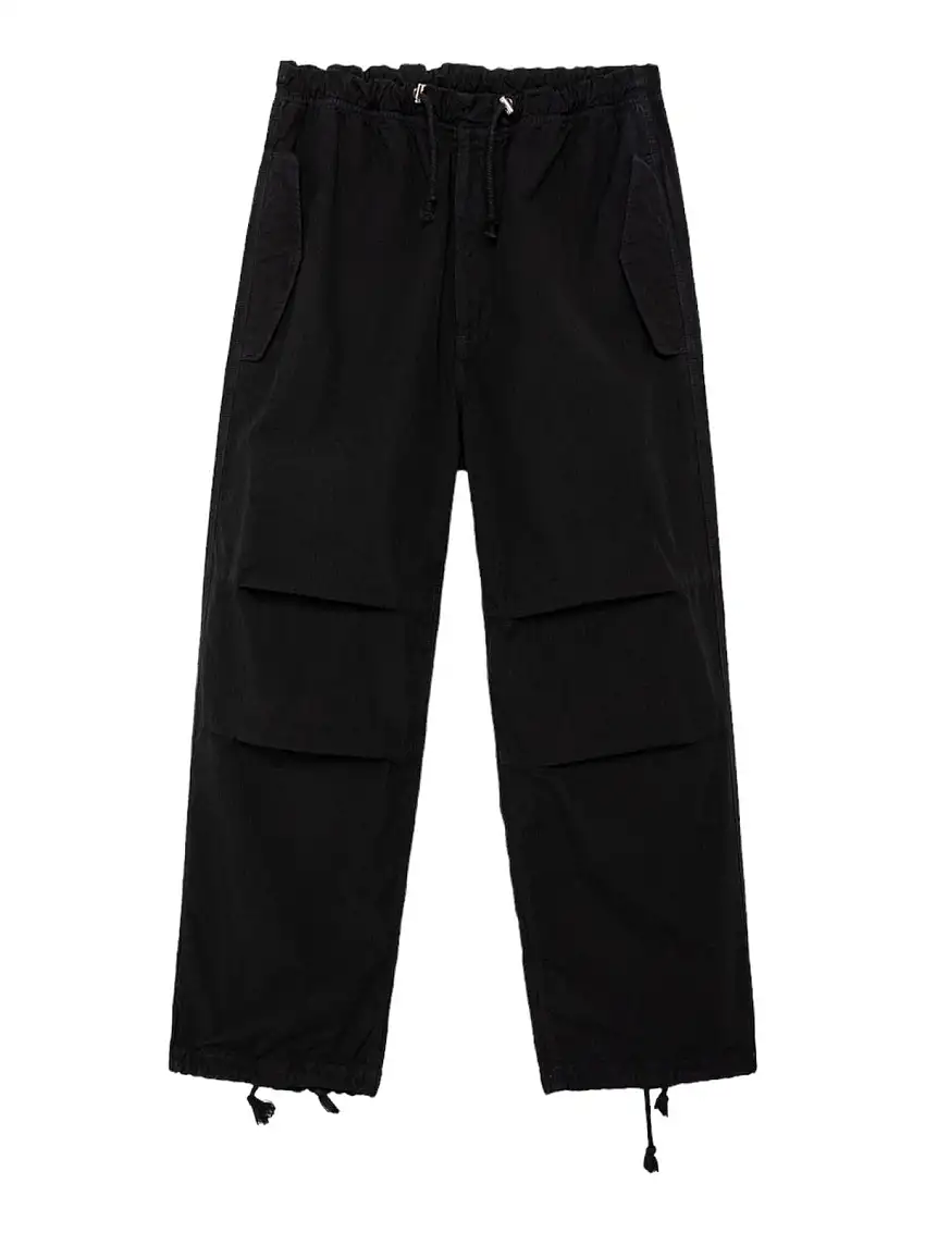 AMISH Men's Trousers AMU067P4160111 C0073 Black